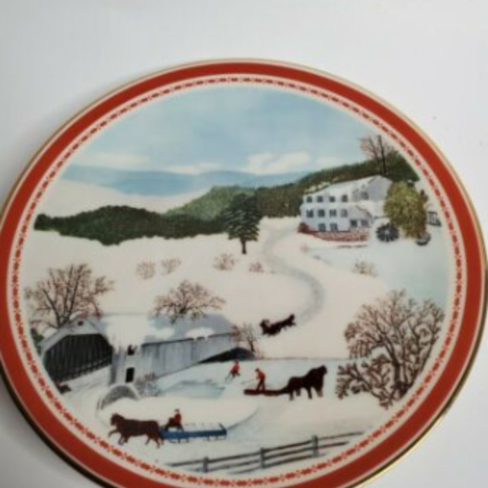 1979 Amer Her Coll The Old Cov Bridge Coll Plate